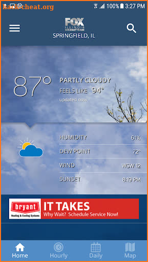 Fox Illinois Weather App screenshot