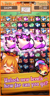 Fox Pop - Match 3 Puzzle Game screenshot