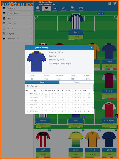 FPL Fantasy Football Controller Pro screenshot