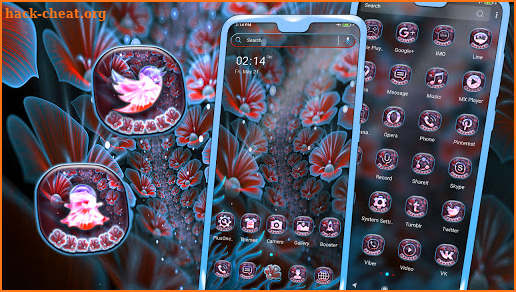 Fractal Flower Launcher Theme screenshot