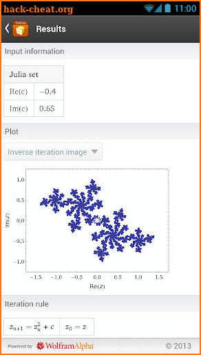 Fractals Reference App screenshot