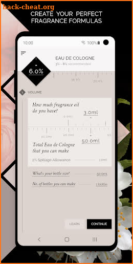 Fragrance Calculator by BC Fragrance screenshot