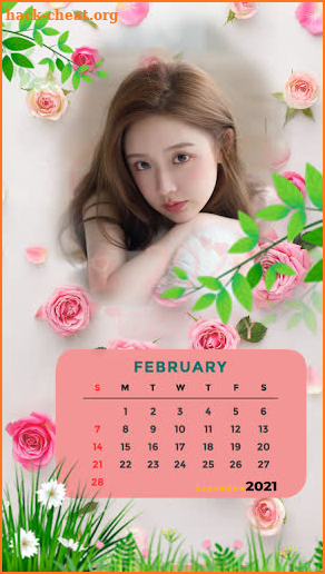 Frame Calendar 2021 screenshot