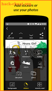 Frameless Comics Maker screenshot