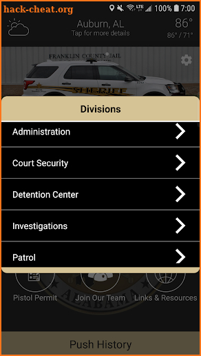 Franklin County Sheriff’s Office (AL) screenshot