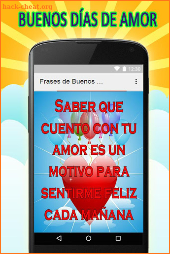 FRASES DE BUENOS DIAS screenshot