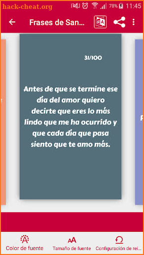 Frases de San Valentín 2019 screenshot