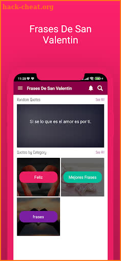 Frases De San Valentin 2023 screenshot