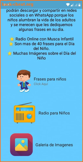 Frases para el Día del Niño screenshot