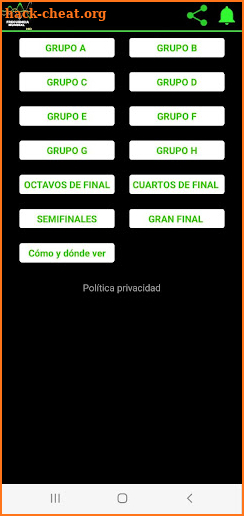 Frecuencia Fútbol fixture screenshot