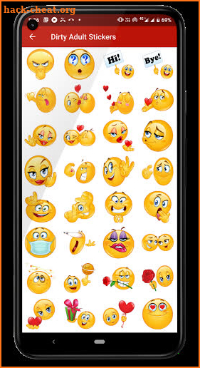 Free Adult Emoji Stickers screenshot