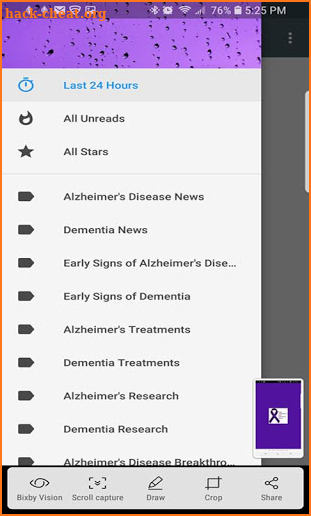 Free Alzheimer's and Dementia News screenshot