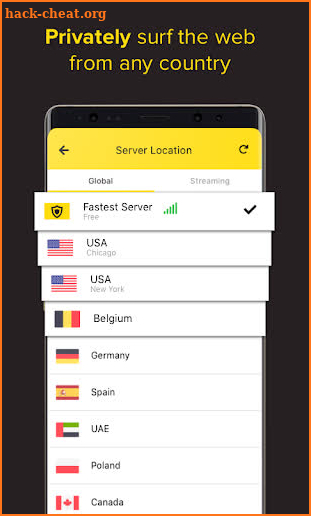 Free & Unlimited Secure VPN Proxy - USA VPN screenshot