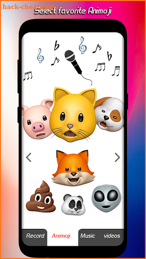 Free Animojis Karaoke & Emojis Phone X screenshot