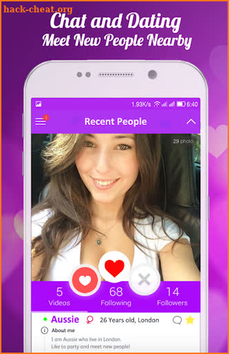 Free Badoo Chat Dating New People Tips screenshot