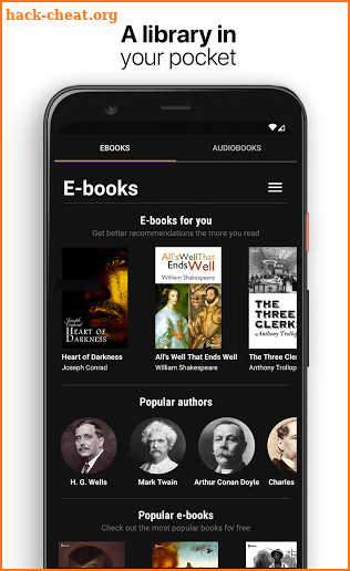 Free Books and Audiobooks screenshot