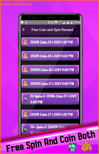 Free Coin & Spin Daily Rewards screenshot