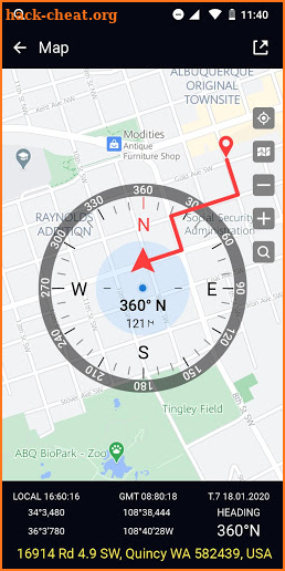 Free Compass for Android - GPS Compass Direction screenshot