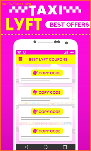 Free Coupons for Lyft Rider screenshot