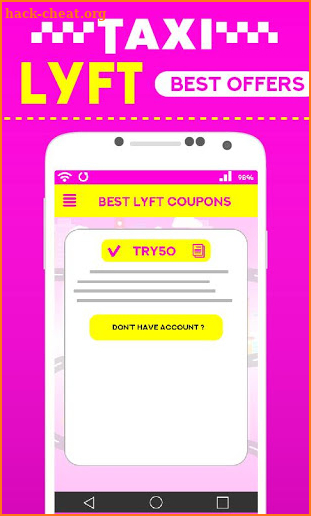 Free Coupons for Lyft Rider screenshot