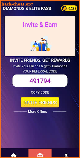 Free Diamonds And Elite Pass screenshot