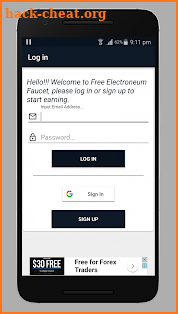 Free Electroneum Faucet screenshot