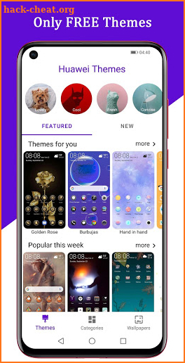 Free EMUI themes for Huawei and Honor screenshot