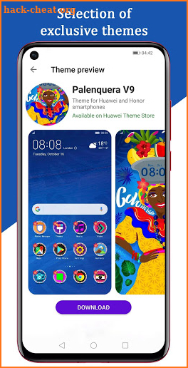 Free EMUI themes for Huawei and Honor screenshot