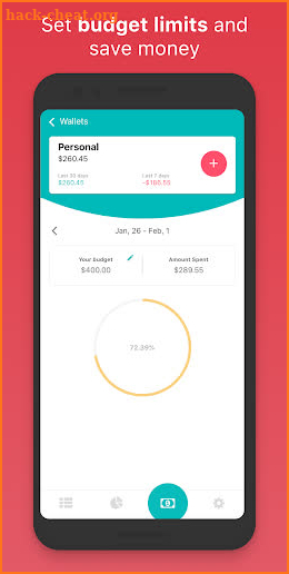 Free Expense & Budget Tracker Bookipi screenshot