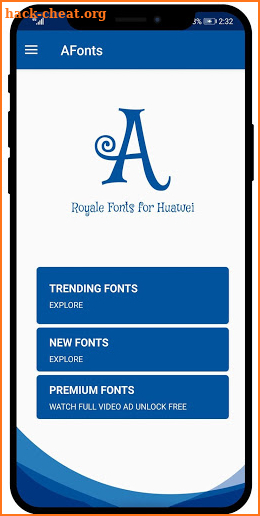 Free Fonts for Hauwei (AFonts) screenshot