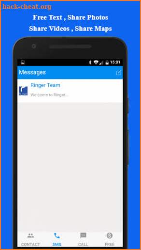 Free global Phone Calls App - free texting SMS screenshot