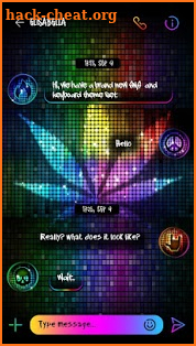 (FREE) GO SMS DISCO WEED THEME screenshot