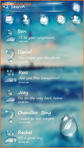 (FREE) GO SMS DRIPS THEME screenshot