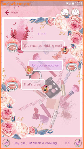 (FREE) GO SMS MAKEUP THEME screenshot