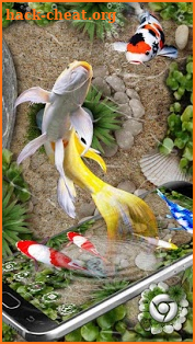 Free Koi Fish 3D Theme With Animation screenshot