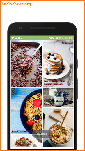 Free Low FODMAP! Quick Diet Recipes screenshot