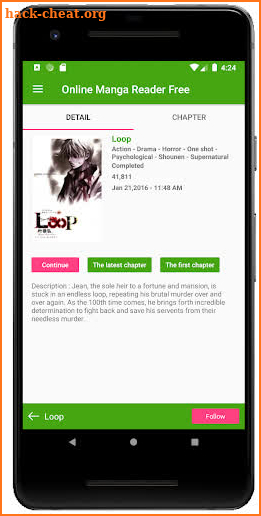 Free Manga Reader Online Offline screenshot