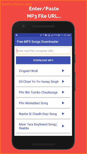 Free Mp3 Audio Downloader screenshot