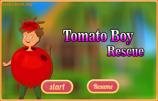 Free New Escape Game 125 Tomato Boy Rescue screenshot