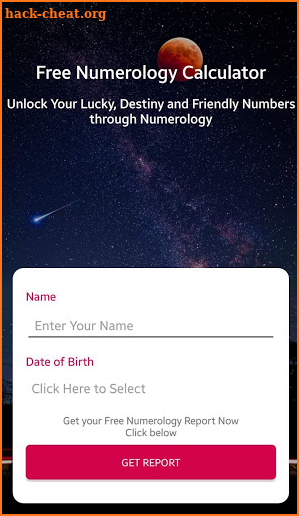 Free Numerology Calculator screenshot