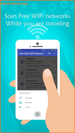 FREE OPEN WIFI PASSWORD SCANNER screenshot