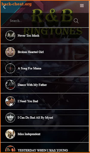 Free R&B Ringtones screenshot
