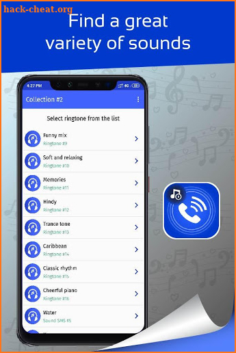 free ringtones, free sounds screenshot