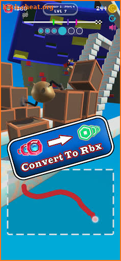 Free Robux Draw Legs Game - Win Robux Game screenshot