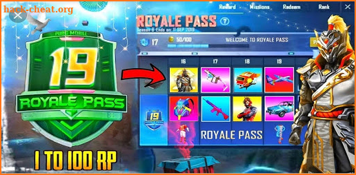 Free Royal Pass season 19  and Free UC screenshot