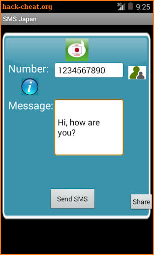 Free SMS Japan - SMS 일본 screenshot