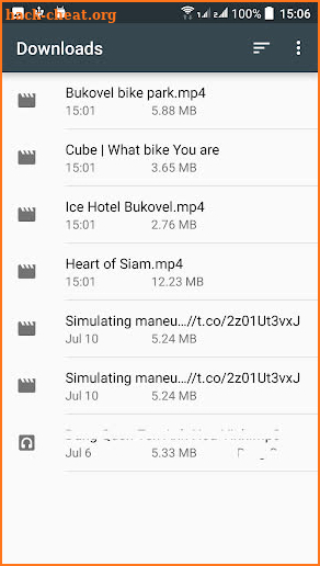 Free social video downloader screenshot