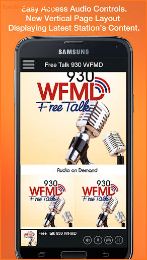 Free Talk 930 WFMD screenshot