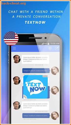 Free TextNow: Text US Number Advice screenshot