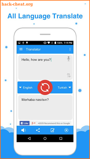 Free Translator 2018: Text & Voice Translate screenshot